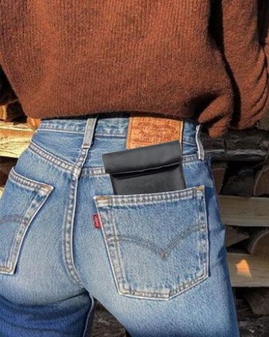 FIREDOG Smell Proof Bags, Carbon Lined Odor Proof Bag for Dog Tested 3"x6" Stash Travel Storage Pouch Pocket (Dark Red) in Kuwait