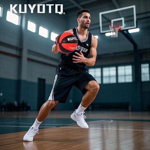 KUYOTQ 3LBS/3.3LBS/2.2LBS/ 29.5/28.5" Weighted Basketball Composite Indoor Outdoor Heavy Trainer Basketball for Improving Ball Handling Dribbling Passing and Rebounding Skill (deflated, Size 7/6) in Saudi Arabia