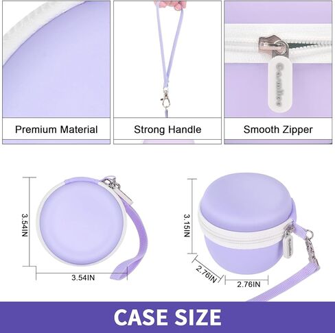 Case for Punirunes Virtual Pet Interactive Digital Toy, Kids Toys Box for Girls & Boys Ages 5 and up, with Partition to Protect Screen & Mesh Pocket for Small Electronic Accessories -Bag Only (Green) in Kuwait