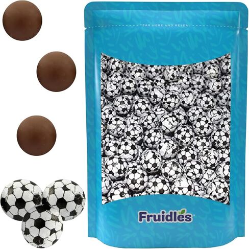 Sports Ball Chocolate Basketball, Football, Soccer Ball, Baseballs and Variety Pack (Soccer Ball Chocolate) (Half-Pound) in Saudi Arabia