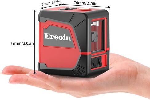 Laser Level Self-leveling Green Cross laser tool with vertical and horizontal lines,360 degree rotation self-leveling mode&IP54 waterproof for Picture Hanging Indoor & Outdoor in Saudi Arabia