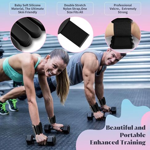 Ankle Weights for Women Men, Adjustable Wrist Weighted Bracelet for Home Gym Workout, Walking, Running, Travel, Pilate, Yoga, Exercise,Barre,Strength Training. Set of 2 (1Lb Each) in Saudi Arabia