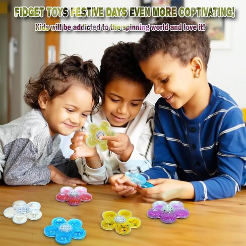 6 Pack Orbit Ball Toy, Fidget Cubes Top Spinning Toy, Great Party Favor Gifts & Creative Decompress Toys, Puzzle Games as Stress Relief Gifts for ADHD Kids Children's Day Gifts in Kuwait