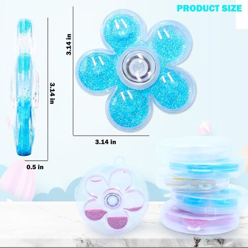 6 Pack Orbit Ball Toy, Fidget Cubes Top Spinning Toy, Great Party Favor Gifts & Creative Decompress Toys, Puzzle Games as Stress Relief Gifts for ADHD Kids Children's Day Gifts in Kuwait