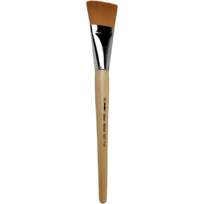 Silver Brush Limited 8201-40 Silver Jumbo Golden Taklon Flat Paintbrush for Oil, Acrylic, Heavy Body Paints, Gesso & Grounds, Varnish & Top Coat, Size 40, Mid Length Handle