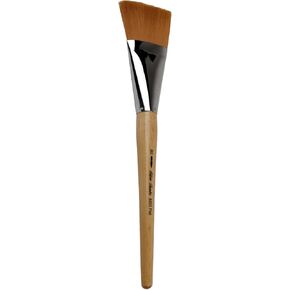 Silver Brush Limited 8201-40 Silver Jumbo Golden Taklon Flat Paintbrush for Oil, Acrylic, Heavy Body Paints, Gesso & Grounds, Varnish & Top Coat, Size 40, Mid Length Handle in Kuwait