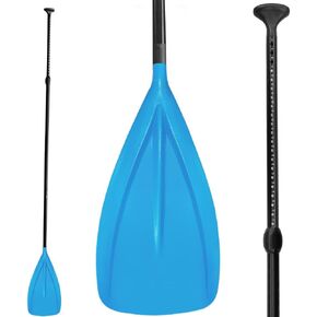 LBW 3 Piece SUP Paddle Board Paddle Floating Portable Paddleboard Accessories Adjustable Double Holes Lock Sturdy & Ergonomic for Surfing Beginner