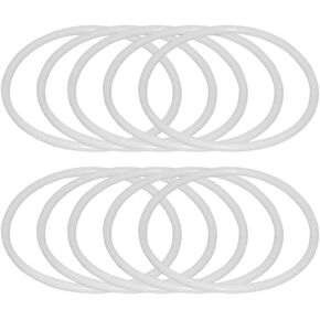 SUPVOX 12pcs Dreamcatcher Rings Plastic Macrame Hoops for DIY Craft, 10 Inch White Circles for Macrame and Dreamcatcher Projects in Kuwait