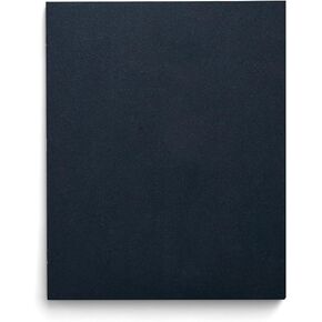 Staples Smooth 2-Pocket Paper Folder with Fasteners, Navy, 25/Box (50780/27547-CC)
