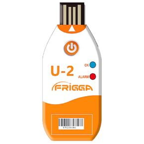Frigga 5 Pack USB Temperature Data Logger Single Use Temperature Recorder 100 Days High Accuracy Thermometer Monitor 14400 Points with PDF CSV Report,U2