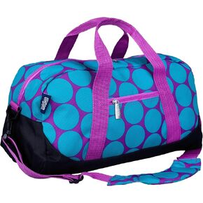 Wildkin Kids Overnighter Duffel Bags for Boys & Girls, Perfect for Early Elementary Sleepovers Duffel Bag for Kids, Carry-On Size & Ideal for School or Overnight Travel Bag (Green Camo)