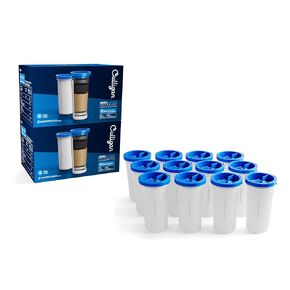 ZeroWater 12 كوبًا جاهزًا للصب 5 مراحل فلتر مياه مع فلتر مياه TDS 5 مراحل - معتمد من IAPMO لتقليل الرصاص والكروم وPFOA/PFOS