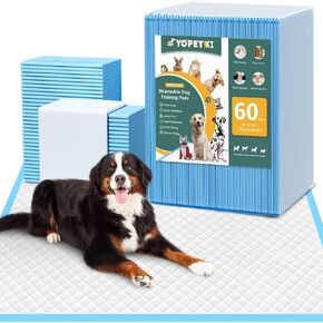 60 Count Dog Pee Pads Extra Large 28" x 34", Super Absorbent XL Puppy Pads Disposable Dog Training Pads Quick Drying & Leak Proof Pet Potty Pads for Dogs Puppies Cats Rabbits