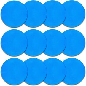 Spot Markers Rubber Floor Dots 9inch Non Slip Agility Dots Flat Cones for Kids Sports Soccer Basketball Training, Social Distancing, Preschool Kindergarten Classroom