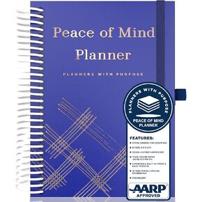 End of Life Planner - Guided Final Arrangements When I'm Gone Workbook Organizer Notebook for Beneficiary Info, Will Preparation, Last Wishes, Funeral Planning - Peace of Mind B5