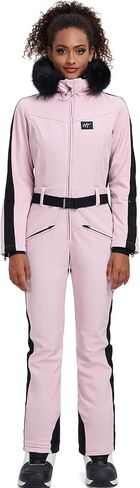GS SNOWING Women's Ski Suit One Piece Snowsuits Insulated Waterproof Windproof Slim Winter Outdoor Onesies Ski Outfits Jumpsuits Red L in Saudi Arabia