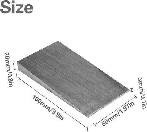 2 Pack Flange Wedge Q235 Steel Spreading Triangle Wedges Metal Shims Tool Sets Slope Level Fitting Straight Accessories for Lathe Welding Machine Equipment 6 Inch in Saudi Arabia