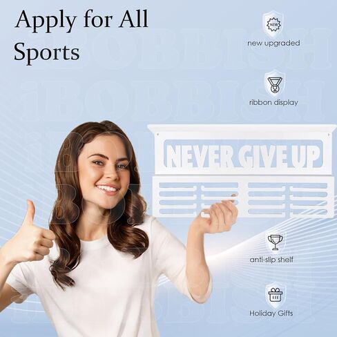 حامل ميدالية غير قابل للانزلاق لعرض رف الكأس، عرض شماعة ميدالية الجمباز للجدار مع 4 صفوف، عرض ميدالية الكأس، عرض حامل ميدالية مطورة لألعاب الجمباز in Kuwait