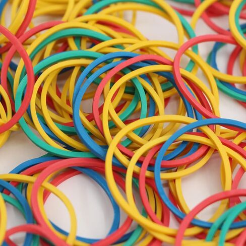 Rubber Bands, 600PCS Size16 Strong Durable Elastic Bands #16 Rubber Bands for Office Supplies Home School File Rubber Band(2-1/2" x 1/16") in Kuwait
