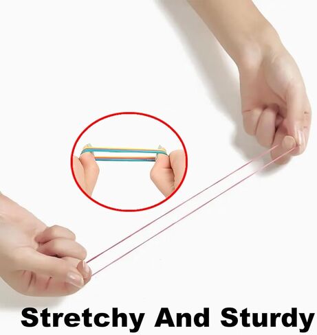 Rubber Bands, 600PCS Size16 Strong Durable Elastic Bands #16 Rubber Bands for Office Supplies Home School File Rubber Band(2-1/2" x 1/16") in Kuwait