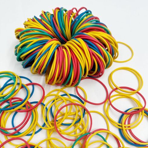 Rubber Bands, 600PCS Size16 Strong Durable Elastic Bands #16 Rubber Bands for Office Supplies Home School File Rubber Band(2-1/2" x 1/16") in Kuwait