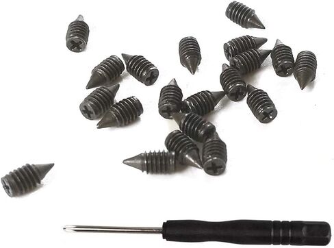 Tip Screws Pointed Cross Slot Leather Accessories for Belt Buckle Wallet Handbag Purse Includes Screwdriver -30 Pieces in Kuwait