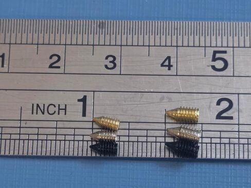 Tip Screws Pointed Cross Slot Leather Accessories for Belt Buckle Wallet Handbag Purse Includes Screwdriver -30 Pieces in Kuwait