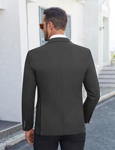 COOFANDY Men's Casual Blazer Slim Fit Lightweight Sport Coat Two Button Suit Jacket in Kuwait