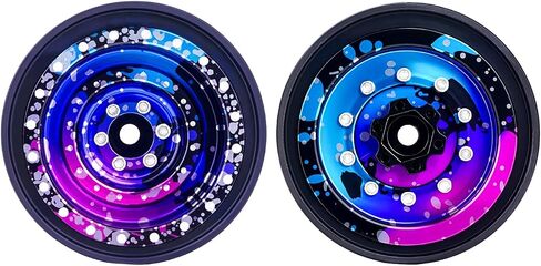 4PCS Aluminum TRX4MT Beadlock Wheels Hubs for TRX-4MT F-150 K10 1/18 Scale Monster Truck,Red in Saudi Arabia
