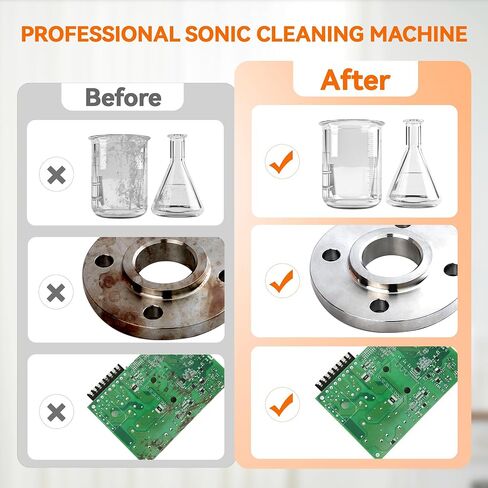 Professional Ultrasonic Cleaner, ROLWAY 40kHz 17L(4.49gal) Jewelry Cleaner with Degas & Gentle Mode, Ultrasonic Jewelry Cleaner with Heater & Timer for 3D Prints, Pipes, Old Tools, Carburetors in Saudi Arabia