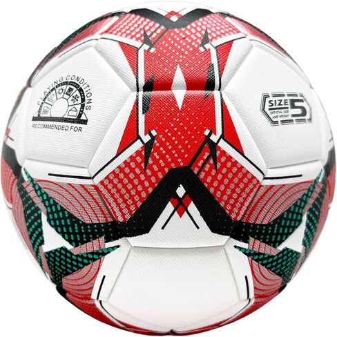 Blue and White Soccer Ball Size 5 with Smooth Surface Waterproof Wear Resistant for Lawn Indoor Outdoor Sports Training Ball or Competition Balls in Saudi Arabia