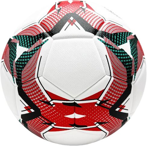 Blue and White Soccer Ball Size 5 with Smooth Surface Waterproof Wear Resistant for Lawn Indoor Outdoor Sports Training Ball or Competition Balls in Saudi Arabia