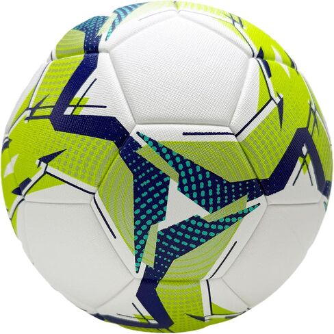 Blue and White Soccer Ball Size 5 with Smooth Surface Waterproof Wear Resistant for Lawn Indoor Outdoor Sports Training Ball or Competition Balls in Saudi Arabia