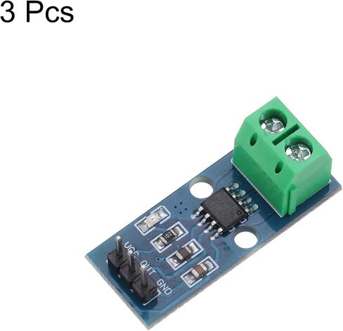 MECCANIXITY 3pcs ACS712 Current Sensor Module 5A Range Hall Effect Current Sensor Current Measuring AC/DC for Detecting Current in Saudi Arabia