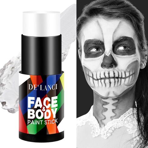 عصا طلاء جسم الوجه الأخضر لمكياج Camo Witch Halloween ، De’Lanci Cream Clintible Painting Body Paintings ، SFX الخاص المؤثر in Kuwait