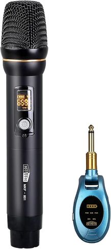 UHF Wireless Microphone System - Dual Handheld Dynamic Microfonos Inalambricos Professional for Home Karaoke, Meetings, Parties in Saudi Arabia