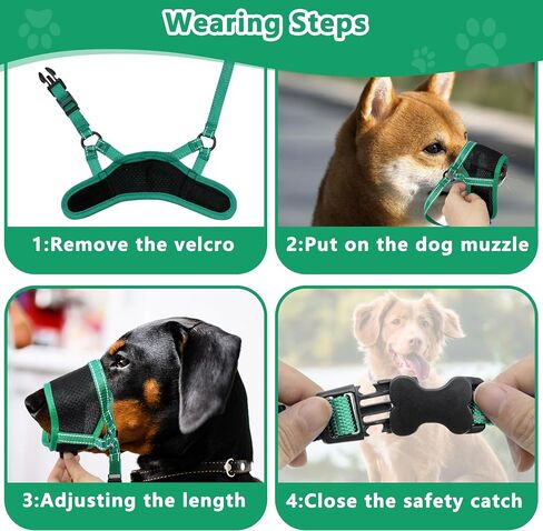 Adjustable Dog Muzzle, Anti Biting Barking Chewing Soft Mesh Dog Muzzle, Breathable Dog Muzzle Suit for Small, Medium, Large Dog, Dog Muzzle That Allow Dogs Drinking (Blue, X-Large) in Kuwait