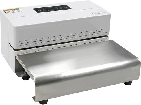 Continuous Heat Sealing Machine for Plastic and Poly Bags, with Digital Temperature Control, Lightweight Horizontal Bag Sealer for Food Storage, Kitchen, Bakery, Snacks Packaging in Saudi Arabia