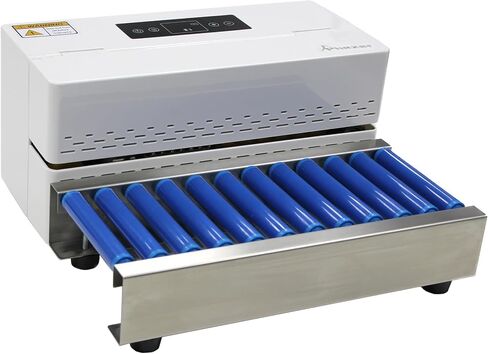 Continuous Heat Sealing Machine for Plastic and Poly Bags, with Digital Temperature Control, Lightweight Horizontal Bag Sealer for Food Storage, Kitchen, Bakery, Snacks Packaging in Saudi Arabia