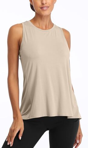 قميص يوغا مفتوح الظهر للتمرين بدون ظهر من Sanutch للنساء in Kuwait