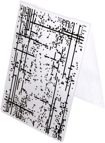 NZJ 3D Texured Star Flower Abstract Wall Brick Plastic Embossing Folders for Card Making Scrapbooking and Other Paper Crafts (3) in Kuwait