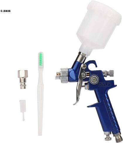 Furniture Spray Gun Oil Paint Spray Gun Aluminum Alloy Airbrush Car Spray Gun Oil Painting Pneumatic Airbrush European Type (1.0mm Caliber) in Saudi Arabia