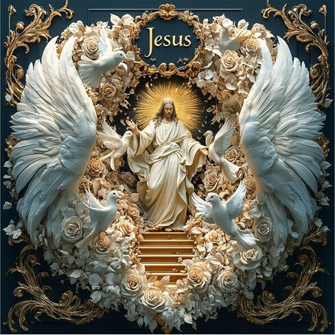 NEWENMO Bird Diamonds Painting Kits for Adults Beginner, DIY 5D Floral Diamond Art Paint with Round Diamonds, Full Drill Gem Art Lavender Diamonds Art Painting for Home Wall Decor 12x12 Inch in Kuwait