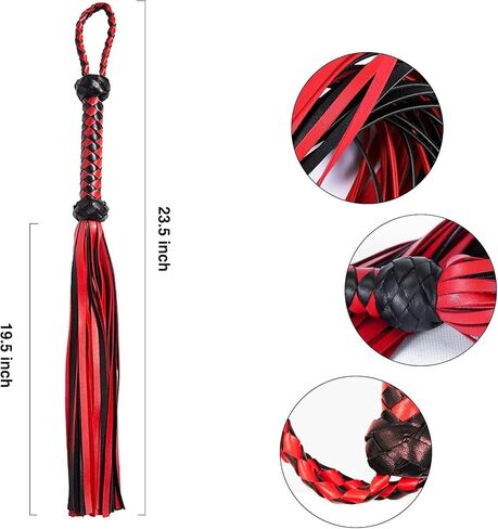 Faux Leather Whip Riding Crop Equestrian Horse Equipment Tool for Horse Riding and Training. in Saudi Arabia