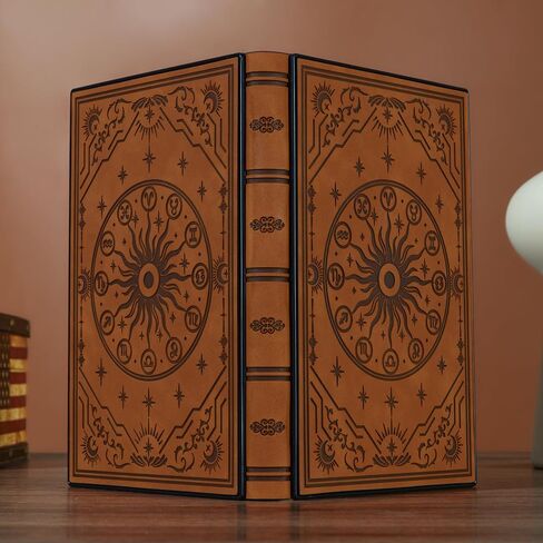 Diary with Built-in Password Lock – Soft Leather Journal for Men & Women, Personal Planner Organizer, Embossed Zodiac Horoscope, 220 Pages, 180° Lay-Flat Design, 100gsm Paper (5.9" x 8.5"), Teal in Kuwait