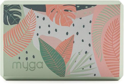 MYGA Yoga Block - Lightweight EVA Foam Yoga Brick - High Density Non-Slip Block for Yoga Poses, Pilates, Balance and Flexibility in Saudi Arabia