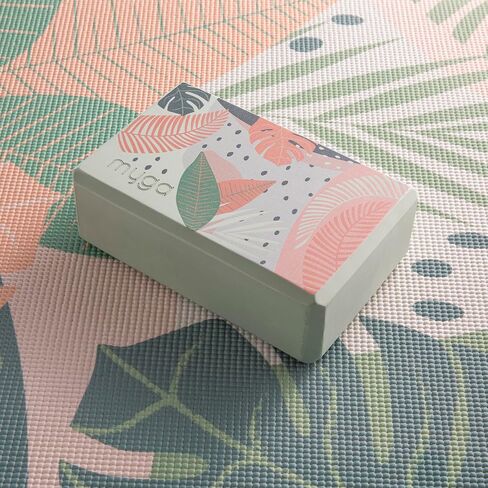 MYGA Yoga Block - Lightweight EVA Foam Yoga Brick - High Density Non-Slip Block for Yoga Poses, Pilates, Balance and Flexibility in Saudi Arabia