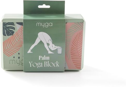 MYGA Yoga Block - Lightweight EVA Foam Yoga Brick - High Density Non-Slip Block for Yoga Poses, Pilates, Balance and Flexibility in Saudi Arabia