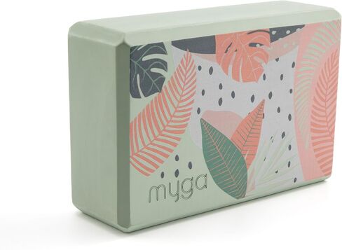MYGA Yoga Block - Lightweight EVA Foam Yoga Brick - High Density Non-Slip Block for Yoga Poses, Pilates, Balance and Flexibility in Saudi Arabia