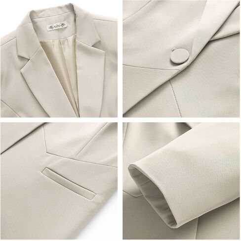 MODFUL Women's 2 Piece Business Suit Pant Set Slim Fit One Button Blazer Jacket Lady Work Suit for Office in Kuwait